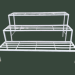 Plants Stand - White- triple