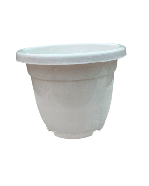 White Plastic Pot