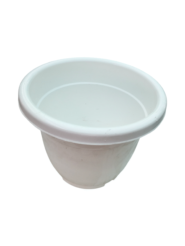White Plastic Pot