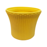 thatched plastic pot (multicolor)