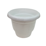 White basic plastic pot