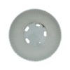 Broad plastic pot- White