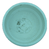 Broad plastic pot- White