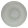 Glossy finish plastic pot- white