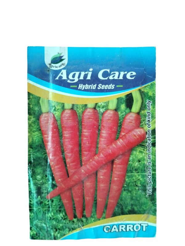 Red Carrot Seeds – Desi Lal Gajar Hybrid for Juicy & Sweet Roots